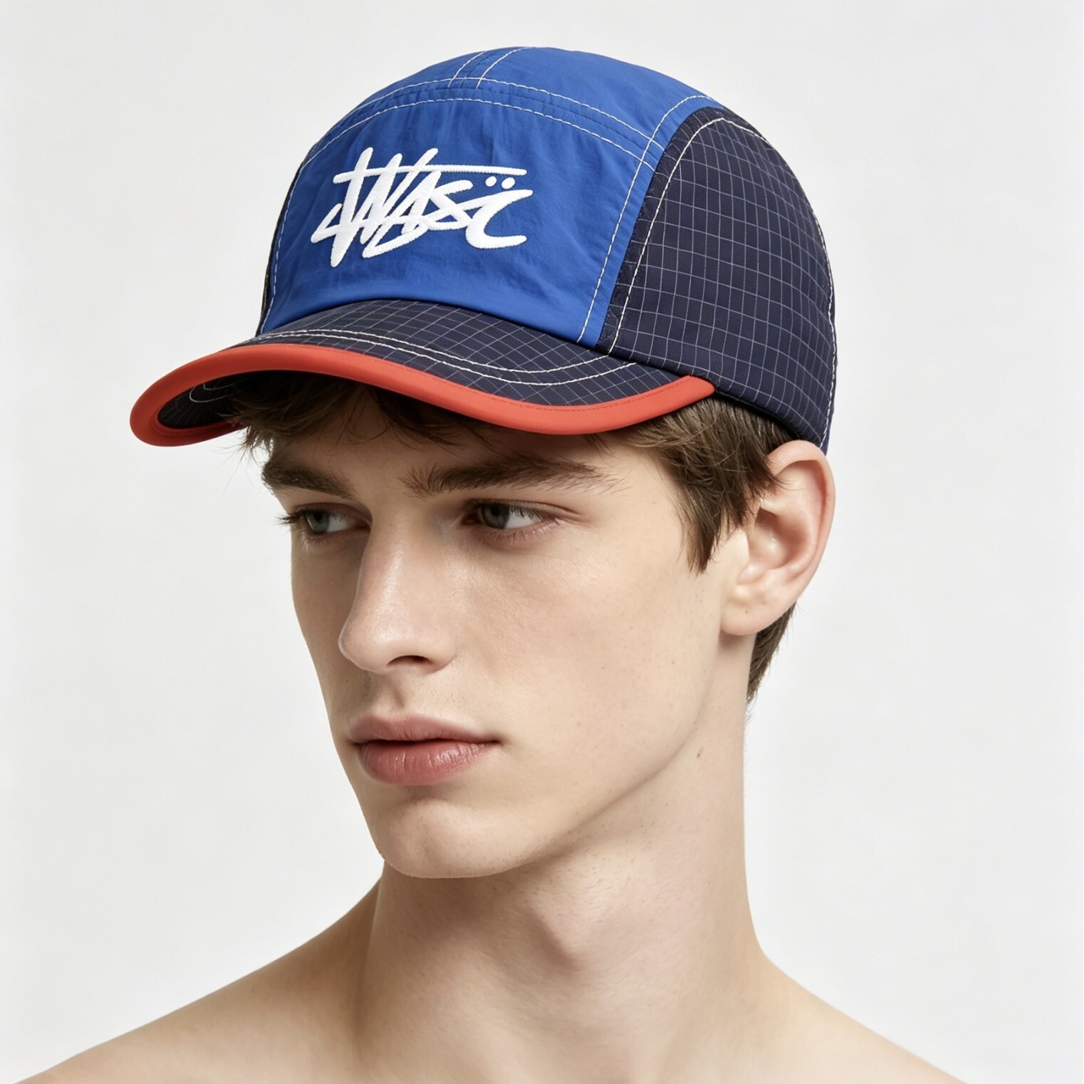 Luxury Cap Brand Designer Hat Luxury Cap Brand Designer Hat Luxury Cap Brand Designer Hat Color-Block Mesh Breathable Baseball Cap, Lightweight, Uni