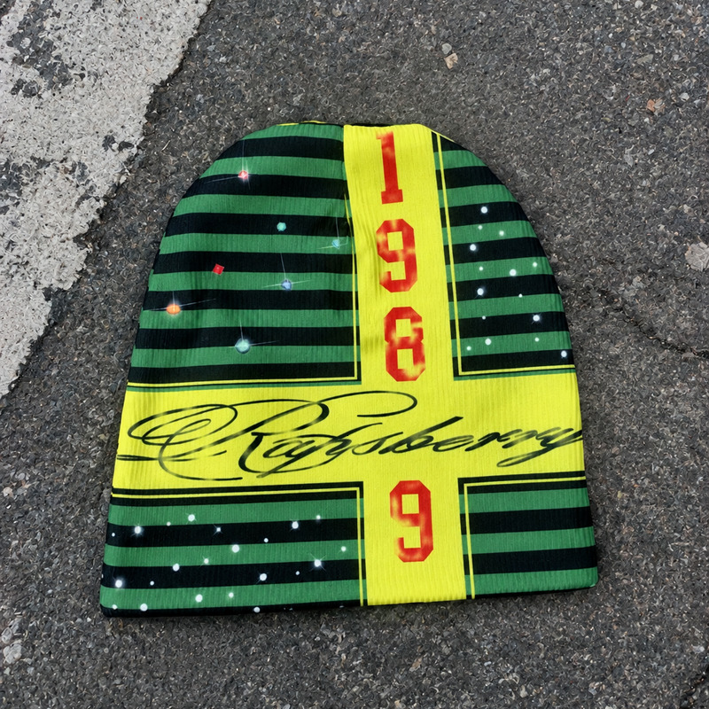 2026 New Unisex Green Yellow Graphic Beanie Hat Striped Knit Streetwear Hip Hop Y2K Fashion Casual Winter Warm Skull Cap J260511