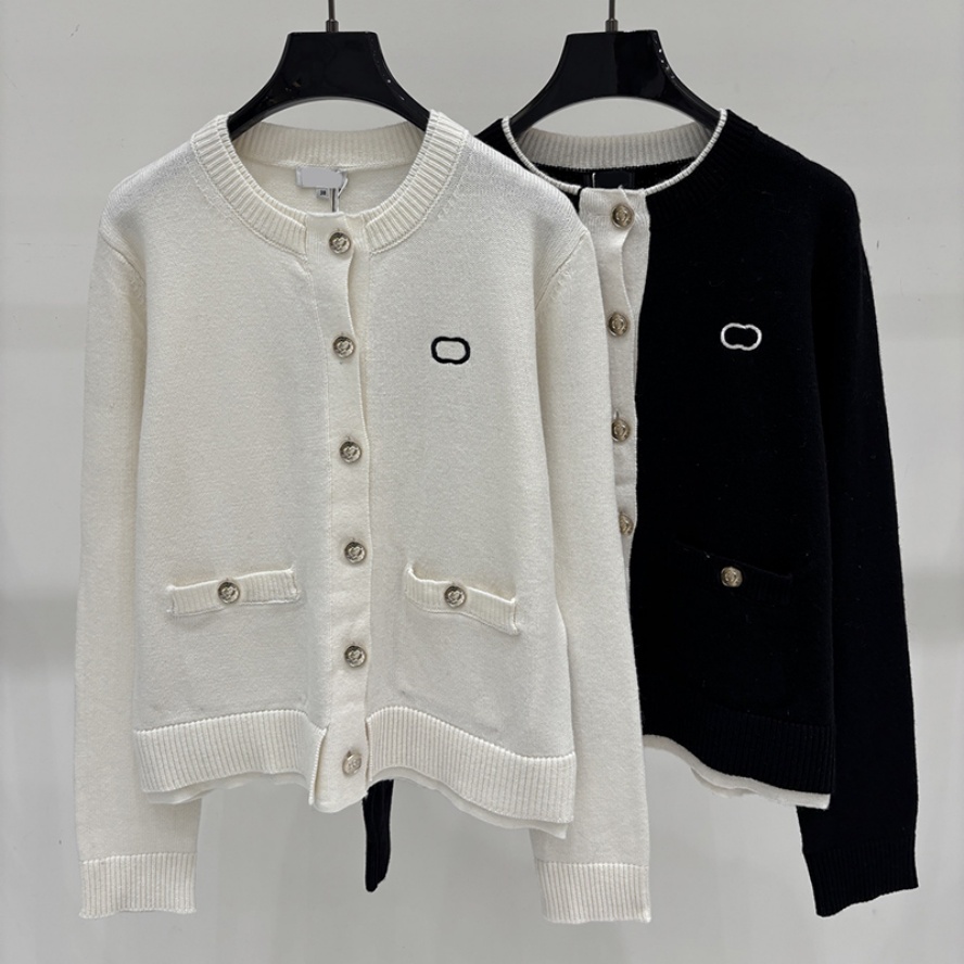 Women Elegant Knit Cardigan Loose Fit Long Sleeve Classic Sweater Cardigan Fall Street Style Commute Date Knit Outerwear