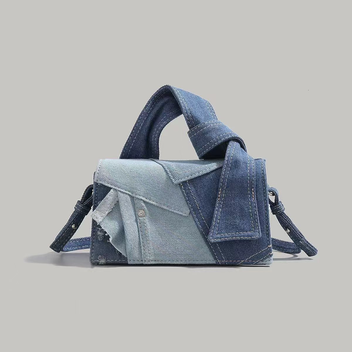Minimalist Denim 2026 New Trendy Small Square High-end Versatile Fashionable Shoulder Crossbody Bag for Women