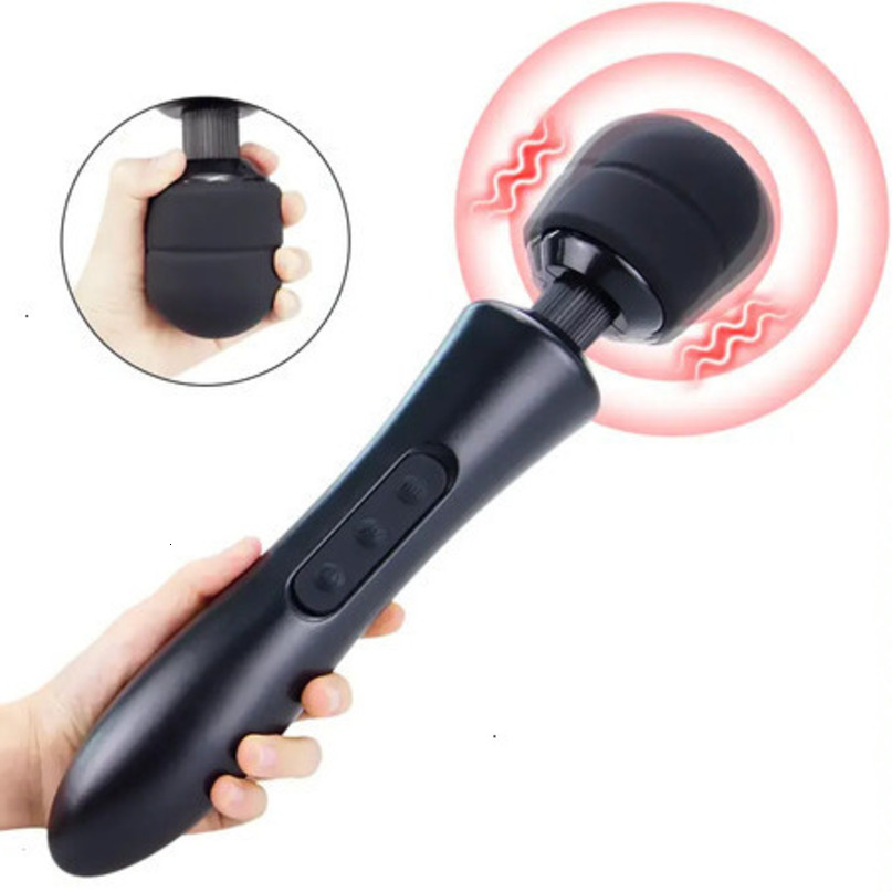 26 New Adult Toys Powerful Big Magic Wand Vibrators Sex adult toys For Women Clitoris Stimulator G Spot Dildo Vibrator AV Adults 230911 BA07
