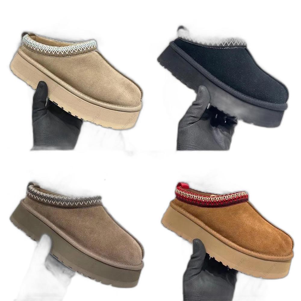 Men Women Tasman slippers Chesut Sand tazz Slippers australia Ultra Mini Platform Boot Plush fur warm Suede snow Soft comfortable boots designer wom