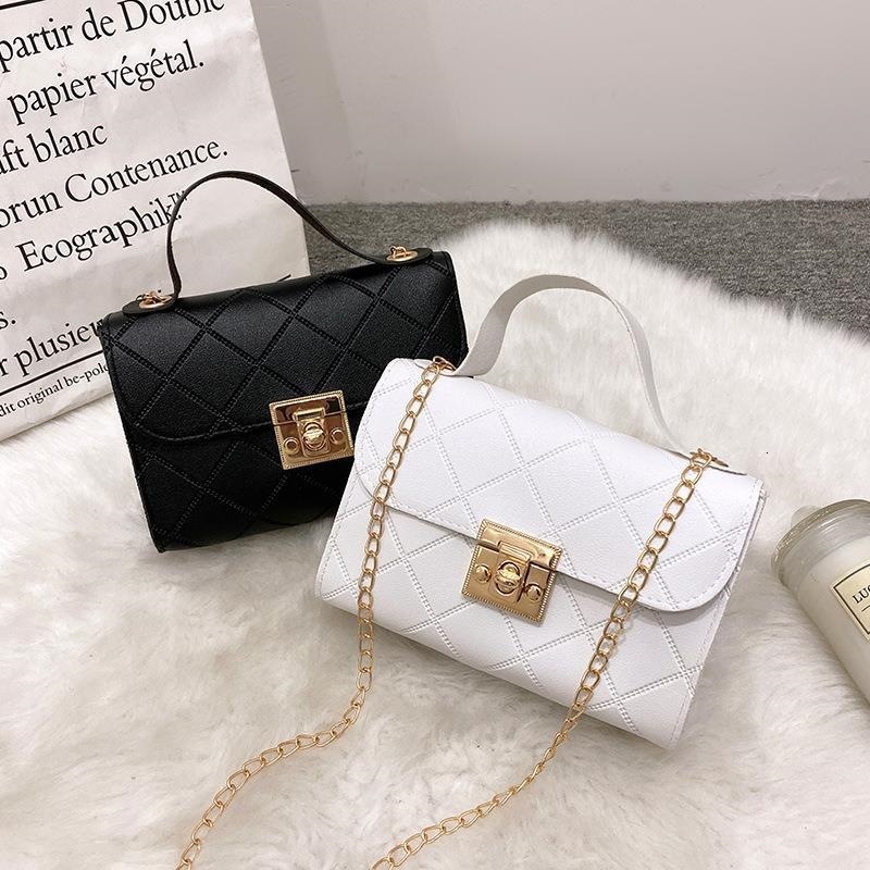Luxury Brand Designer Bag Women's 2026 New Model Multi-Pattern Lock Chain Square Casual Mobile Phone Small Bag For Export Luxury Brand Designer