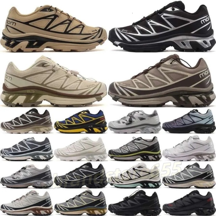 2026 Top Designer Outdoor Hiking Xt 6 shoes men women XA PRO 3D XT 4 XT Q Quest Gore TexTriple Black Silver Metallic White Lunar Rock monument Wren