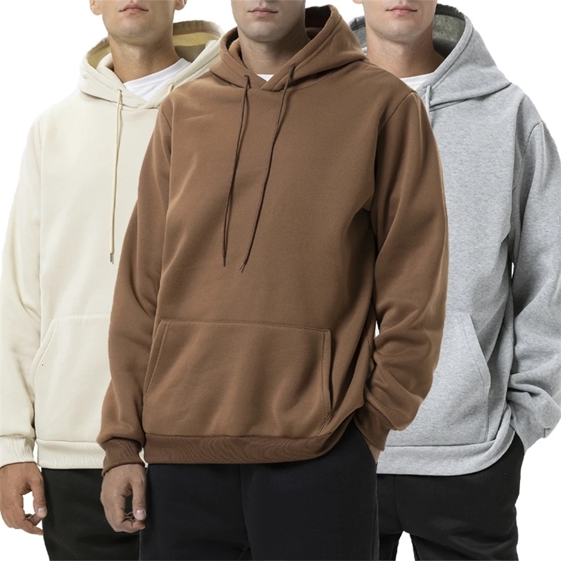Mens Hoodies Women Pullover Spring Autumn Warm Casual Hoodie Sweatshirts Solid Color Sweatshirt For Male 261019