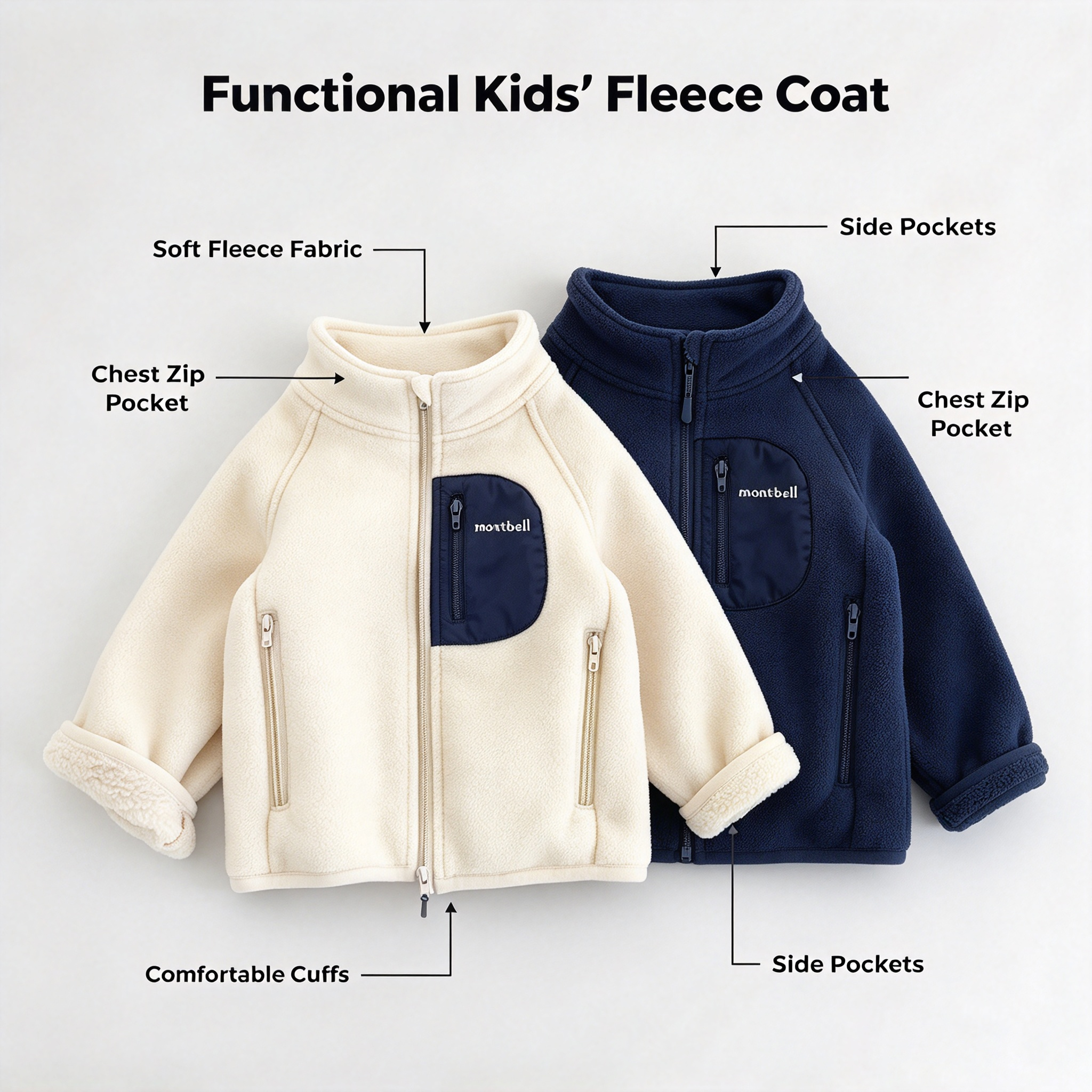 Autumn Winter Unisex Kids Lamb Wool Sherpa Jacket Stand Collar Zipper Coat 4 Colors 90-150cm Boys Girls Daily Warm Outerwear