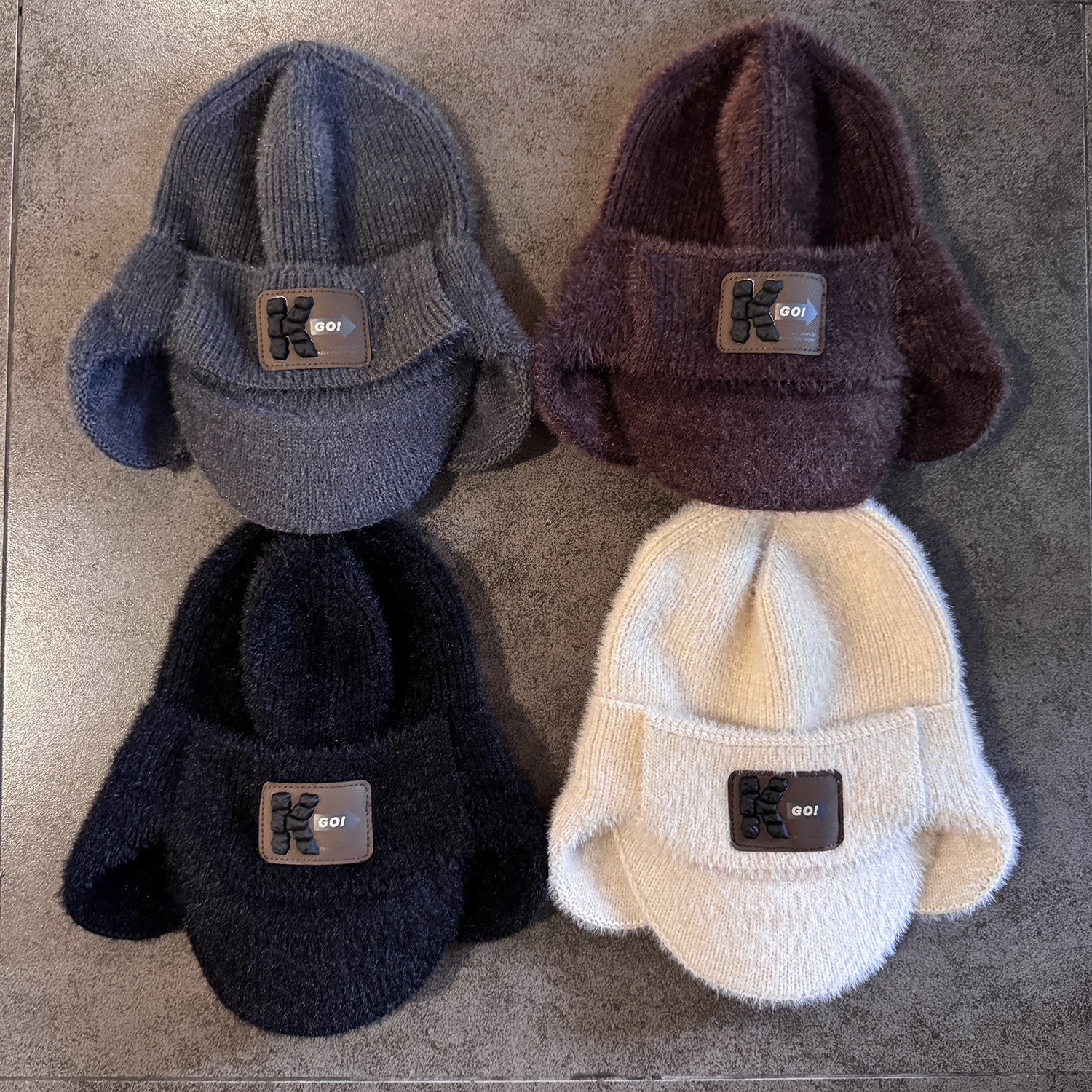 Luxury Cap Brand Designer Hat With Ear Protection, Windproof Lei Feng Men's Winter Cotton Hat, Cold-Proof, Fleece-Lined, Thickened Knitted Wool