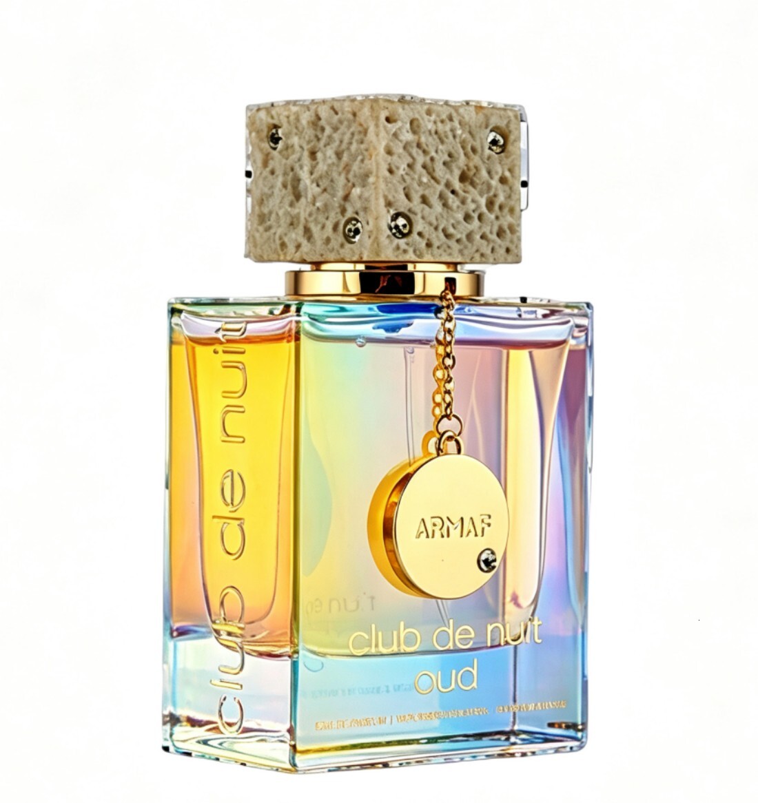 Armaf Club de Nuit Oud neutral perfume spray flowers fruits ebony amber tone, simple and advanced, 3.4oz100ml, suitable for multiple 26Y1019