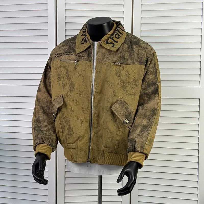 New Spring/Autumn Fashion Trendy American Retro Outdoor Sports Workwear Jacket Men's Casual Loose Plus Size High Quality Coat T261019
