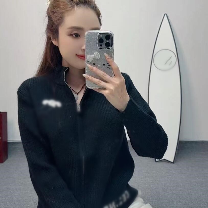 luxury sweaters womens long sleeve girls zipper cardigan jumpers designer sweater women clothing