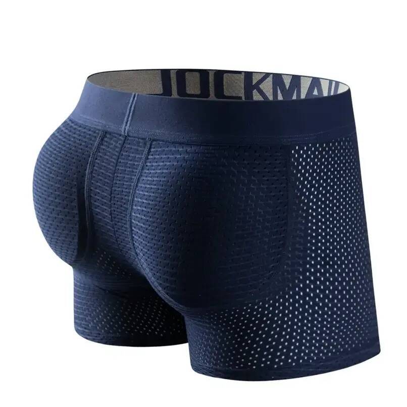 Men's Underwear Sexy Men Padded briefs Underwear Mesh Boxer Buttoceks Lifter Enlarge Butt Push Up Pad Underpants Cueca Penis Pouch Panties Trun