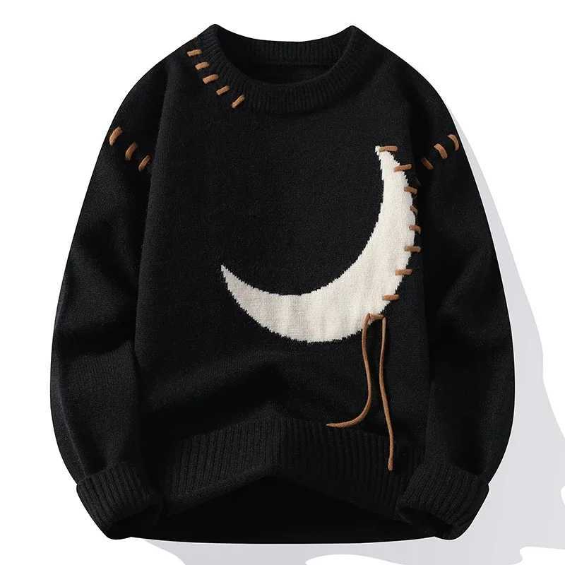 Women 2025 Korean Style Men Sweater Knitted Trendy Youth dent Style Knitwear Top Casual Warm Crew Neck Knitted Pullover 4XL-M M261016