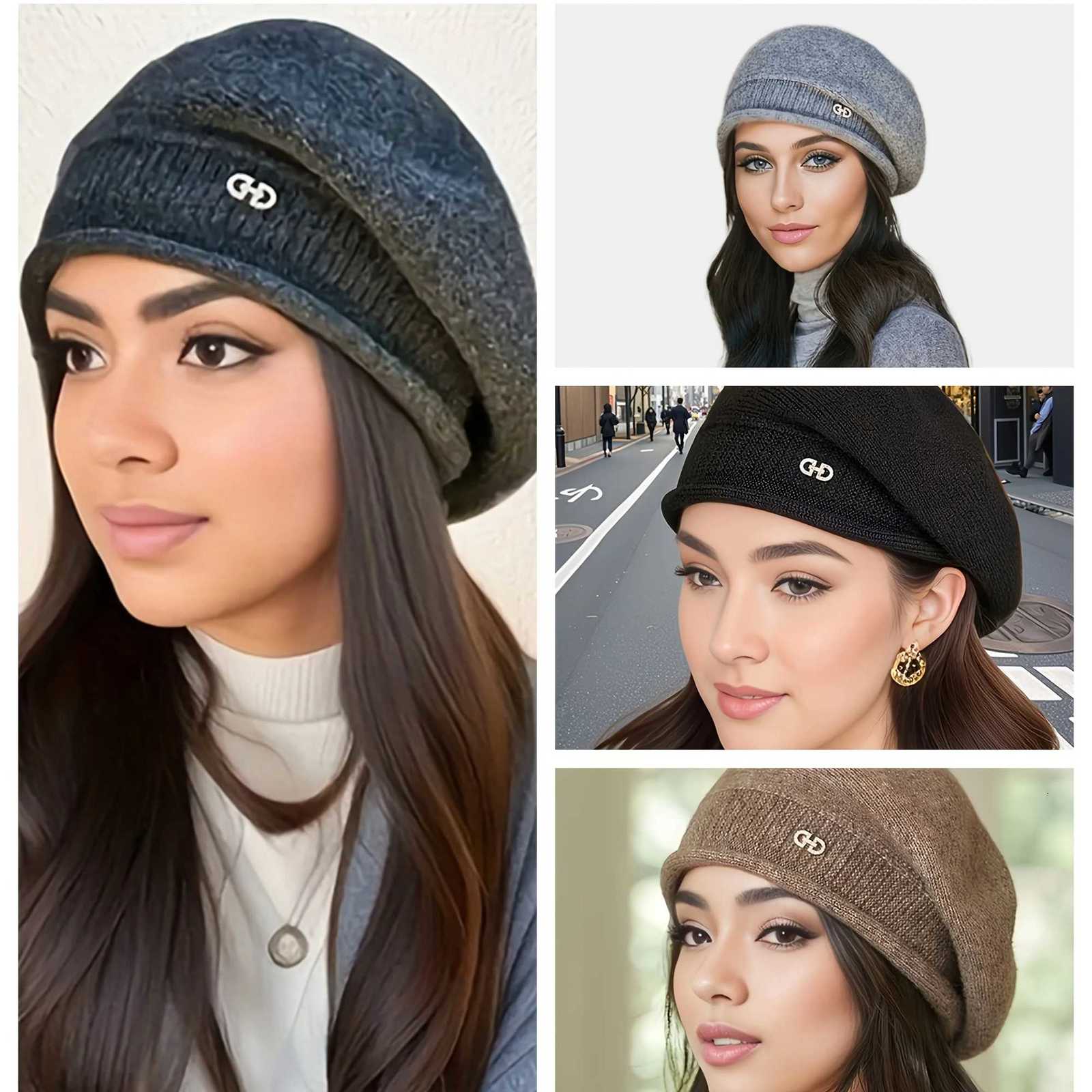 Beanie/Skull Caps Ladies' Autumn and Winter Warm Multifunctional Hat Suitable for Cold Weather Wearing Classic Design Comfortable and Warm Q261