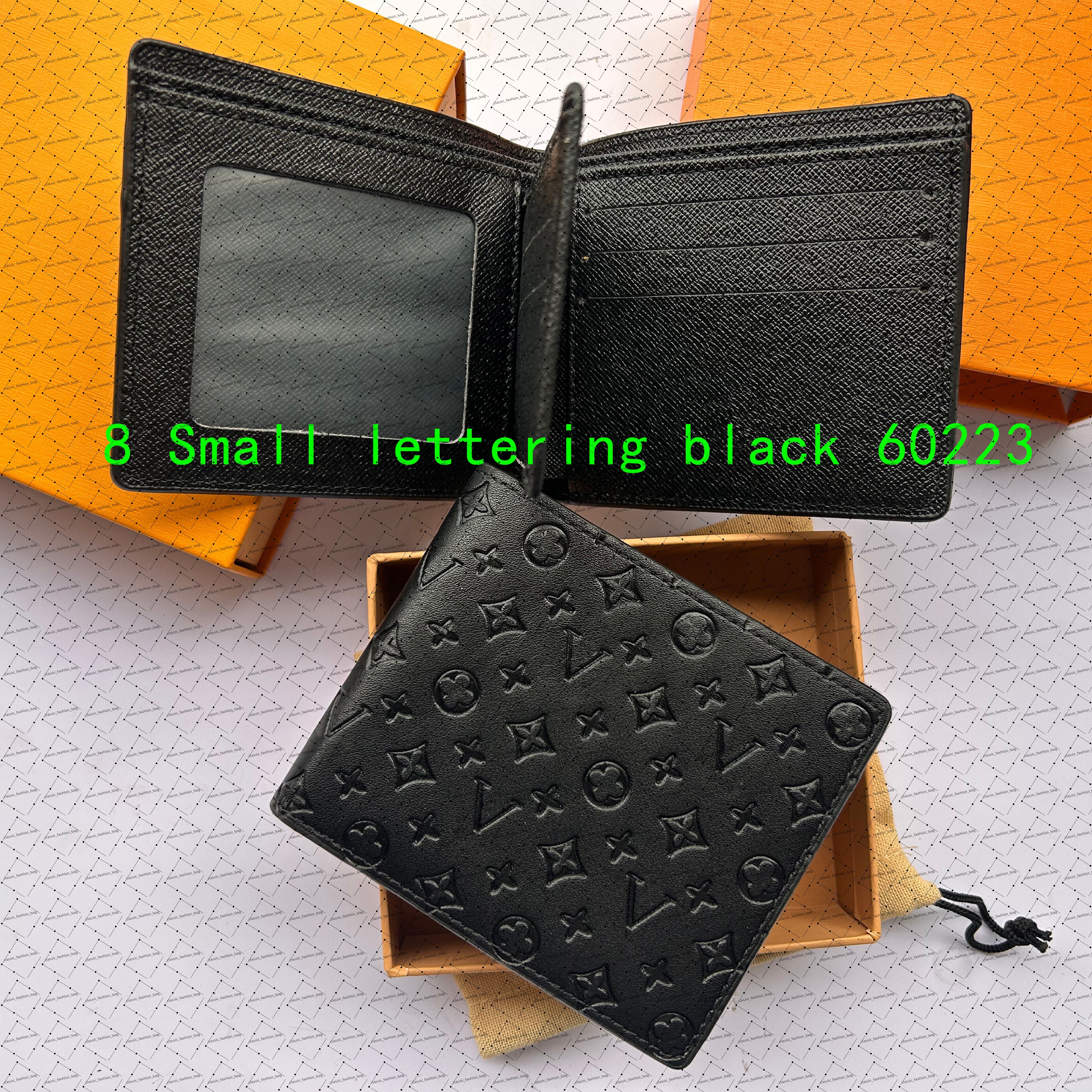 Top quality Designers Luxury Genuine Leather Wallets cardholder France Paris plaid style luxurys mens wallet designers women wallet Purse Crossbody