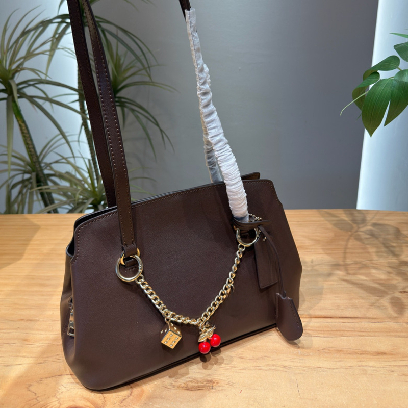 Coschbag Coaher Elise Shoulder Bags Designer Women Bag Couach Cherry Couach Chain Classic Canvas Leather Soft Vintage Armpit Bag Commute Caochpurse
