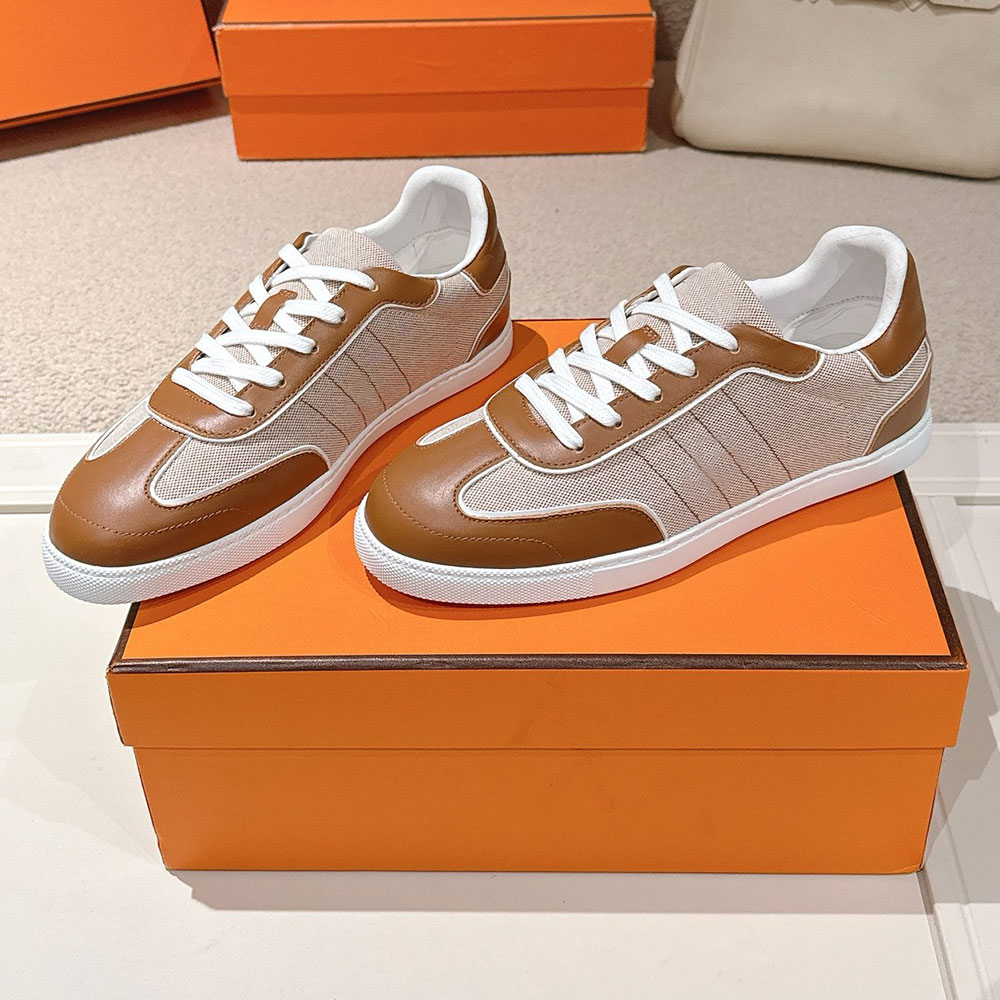 Match Sneaker Womens Luxury Designer Sneakers H261002Z Fashion Brand Womens Sneaker Retro Style Lace Up Casual Sneaker Classic Running Shoes Rubber