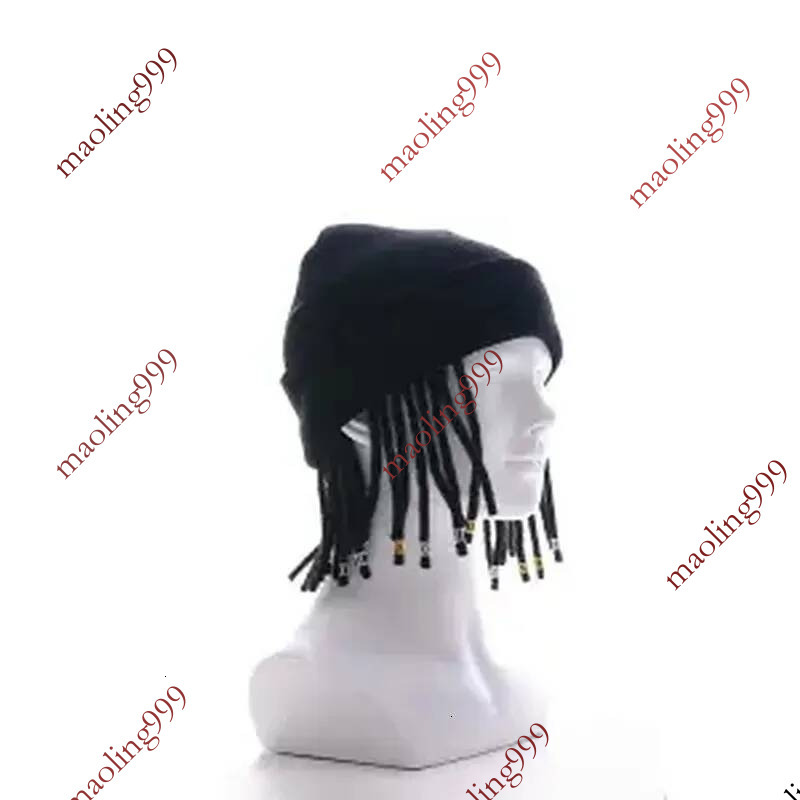 2026 Bonnet/Casquettes Rap Reggae Bonnet Froid Hip Hop Tricoté Dread Locks Perruque Pull Chapeau Mode Punk Bonnets pour Hommes 231007