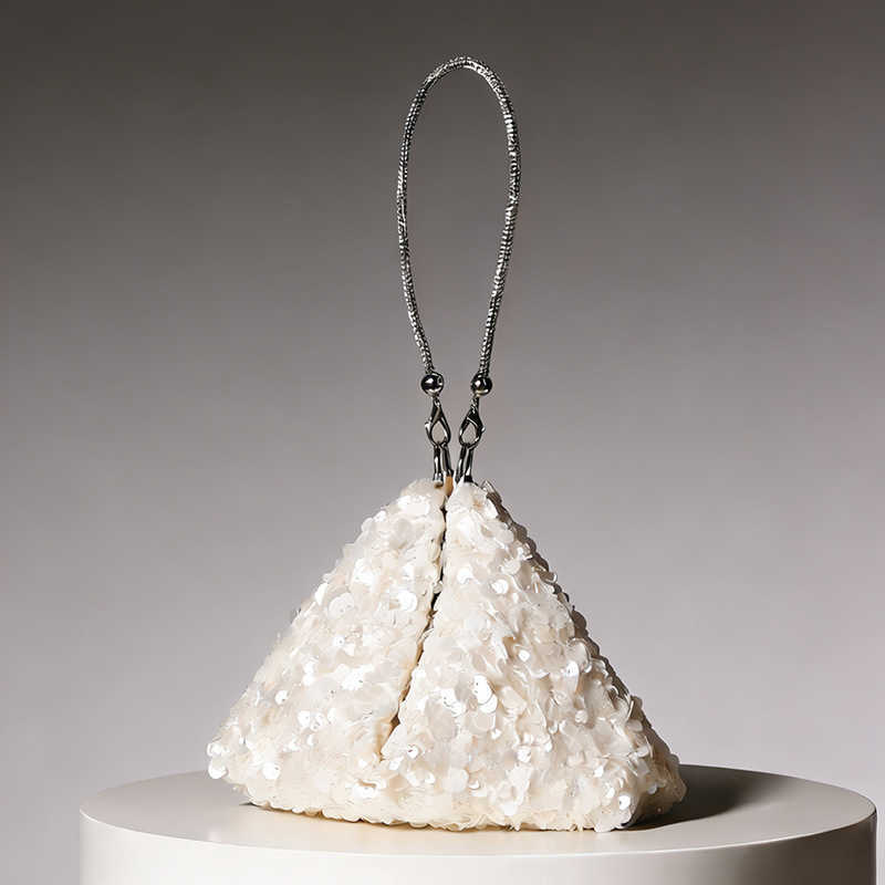 New niche-style Instagram bag for women, featuring sequins, a unique design, and versatile as a handbag or shoulder bag