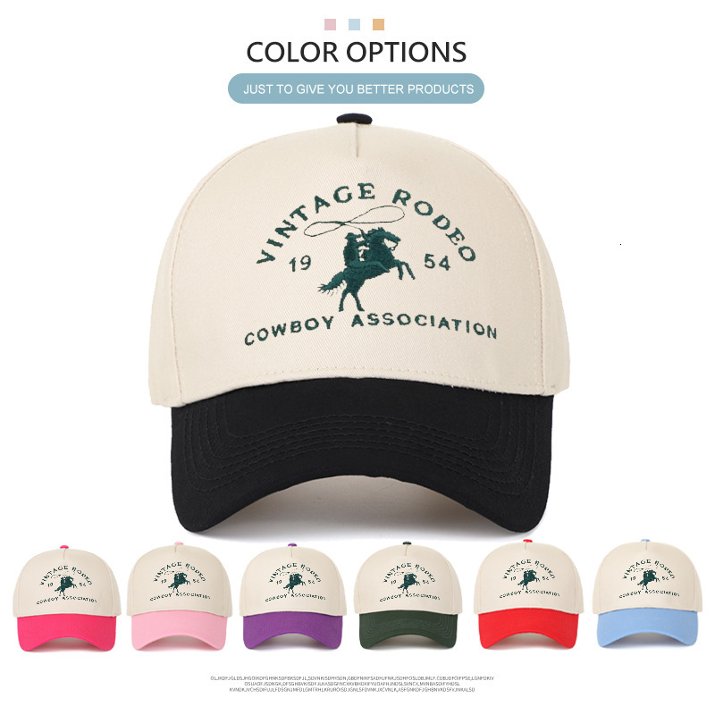 Luxury Cap Brand Designer Hat Five-Panel Four-Leaf Clover Trucker Hat, Color-Blocked Hard-Brim Baseball Cap, Embroidered Unisex Retro Hat