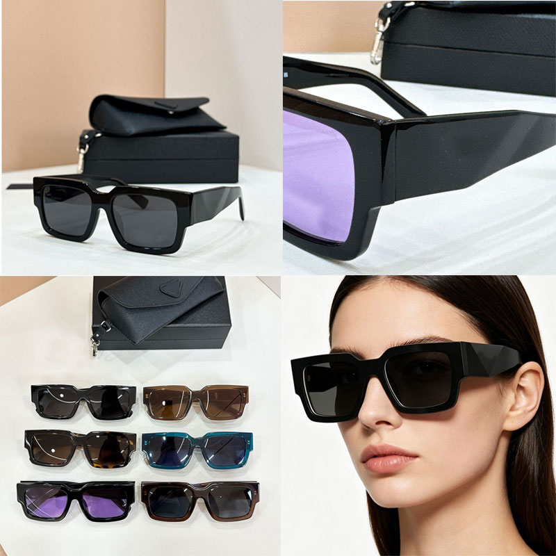 Male designer Symbol Sunglasses B17S Gray lenses Black acetate frame Thresholding Workmanship Mirror Legs Men Women Trendy Same Style Outdoor vacati