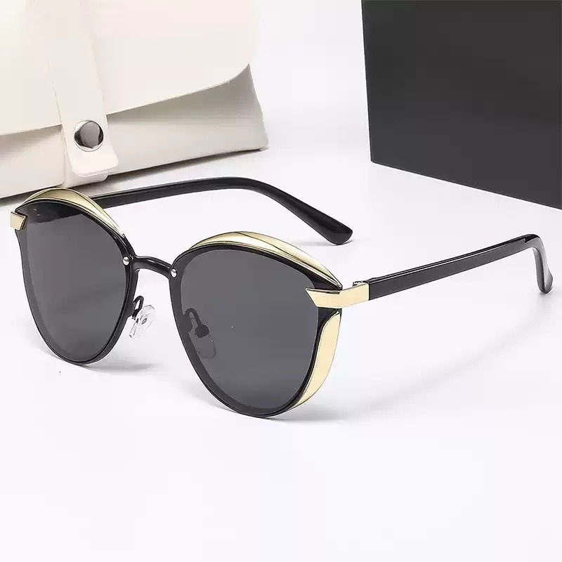 New Vintage Cat-Eye Women's Sunglasses, Popular , And Instagram, UV Protection Glasses Liuyuemoshang