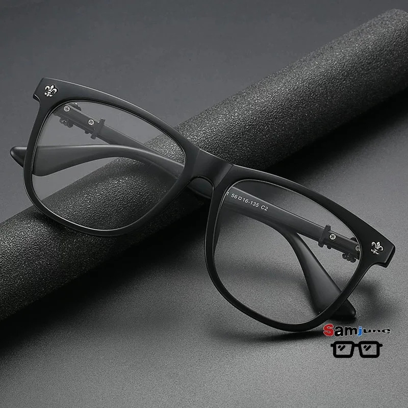 Samjune Fashion Glasses Frame Women Anti Blue Light Men Square Eyeglasses Vintage Prescription Eyewear261019