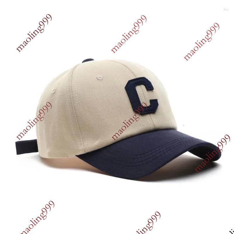 Casquettes de baseball C Lettre Casquette de baseball pour hommes Femmes Chapeau de soleil réglable Sport de plein air Filles Danseur Chapeaux Co