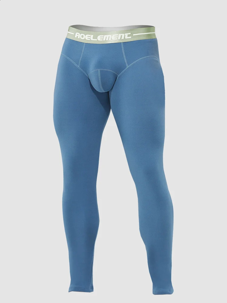 Winter long Johns men's underwear single thick fleece pants thermal pants tights string pants leggings long pants cotton pants 261014