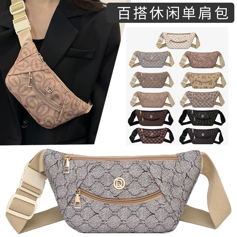 Luxury Brand Designer Bag New Women's Waist Multifunctional Chest Fashionable Crossbody Casual Shoulder Bag, Outdoor Portable Mobile Phone Bag