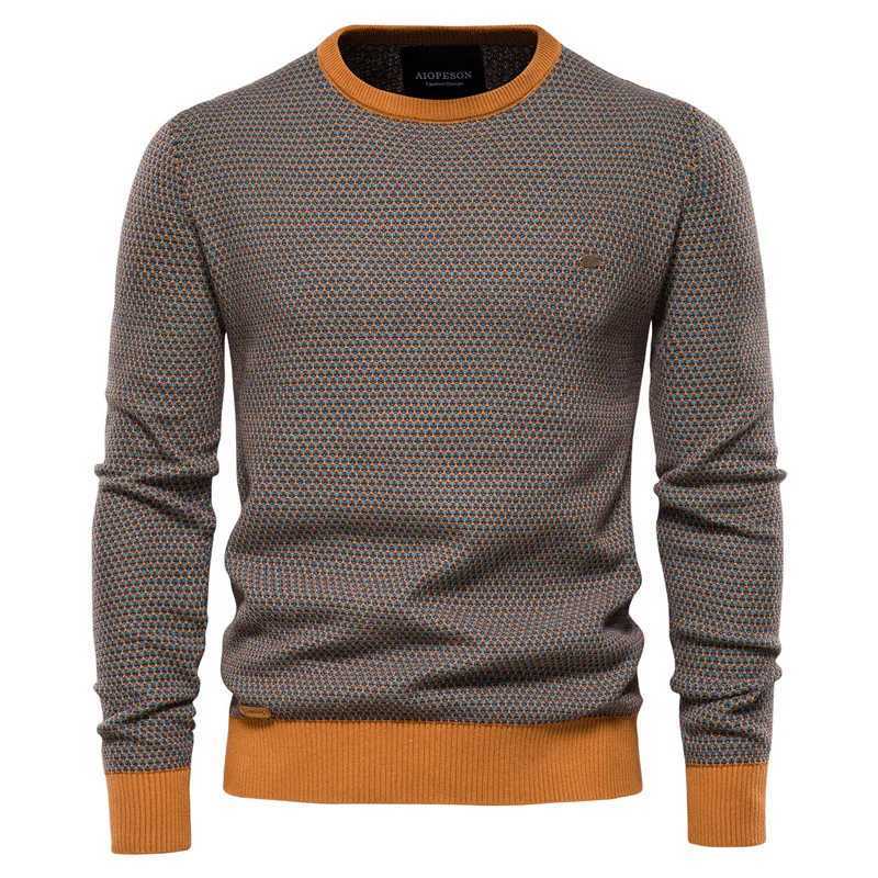 Men's Autumn Winter New Fashion O-neck Long Slve Casual Trendy Knitted Pullovers Male Baisc Sweaters Undershirts Clothes Tops M261016