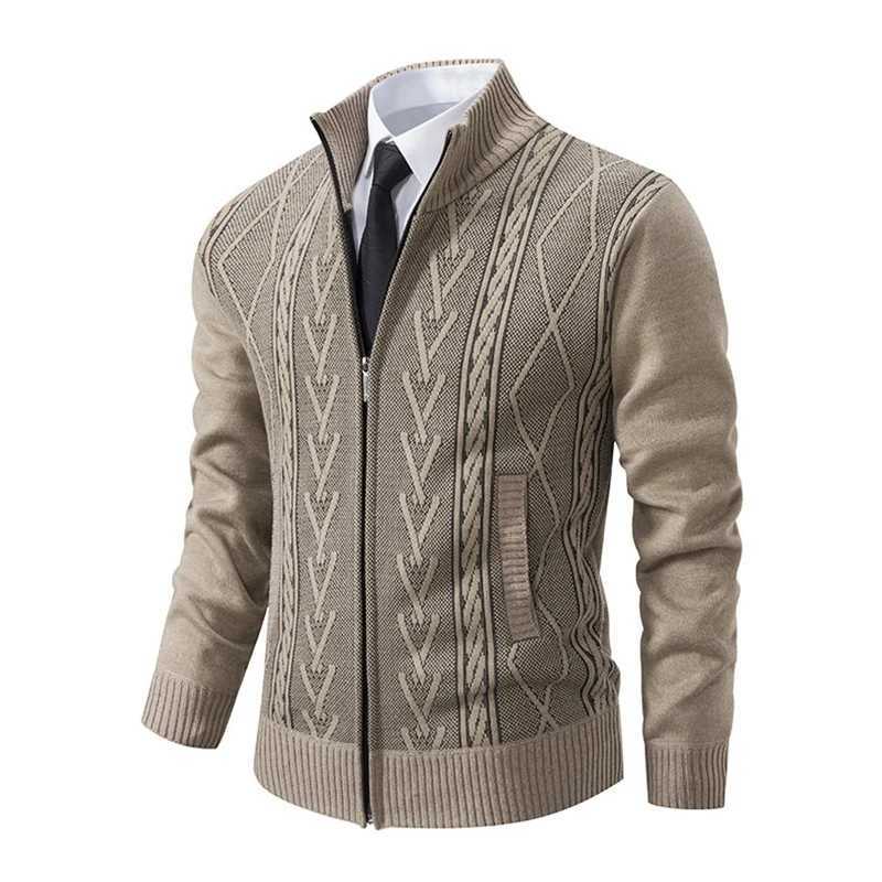 Sweaters Men's 2026 Autumn New Winter Warm Zipper Cardigan Sweaters Man Casual Knitwear Sweatercoat male clothe M261016