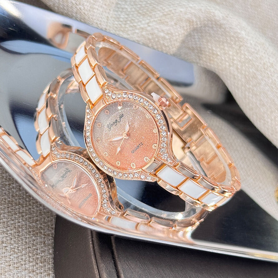 New Cross-Border Gradient Imitation Ceramic Sparkling Quartz With A Light Luxury, Simple And Elegant Design For Small Dial ljh456