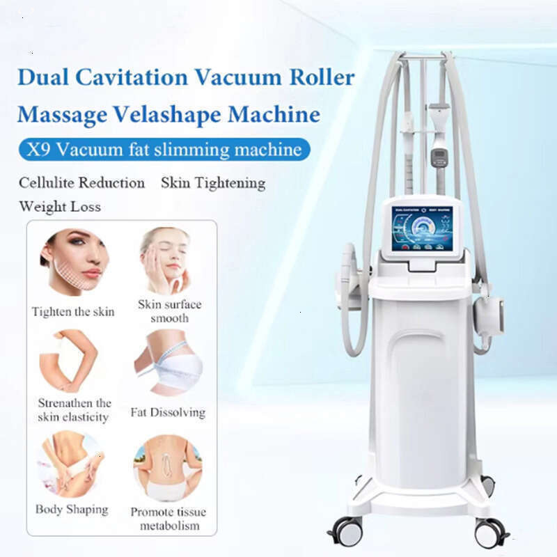 High Quality 4 IN 1 Radio Frequency Vela Negative Pressure Fat Reduction Body Shape Device Vacuum RF Fat Reducing Slimming Machine For Beauty Equipm