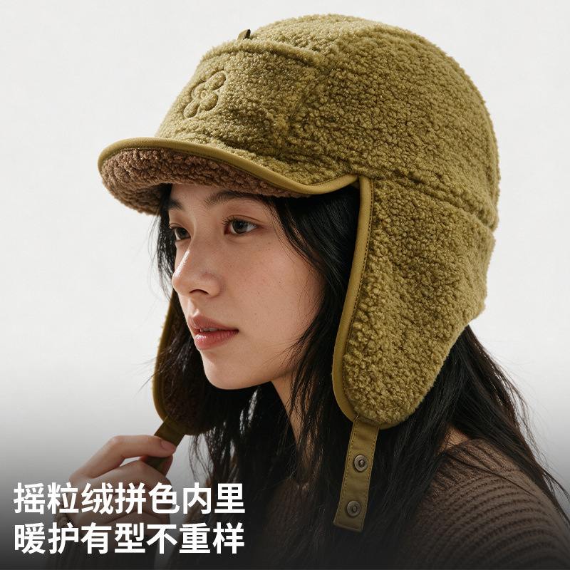 Luxury Cap Brand Designer Hat Luxury Cap Brand Designer Hat Luxury Cap Brand Designer Hat Lei Feng For Women, Autumn And Winter Outdoor Cold-Proof E