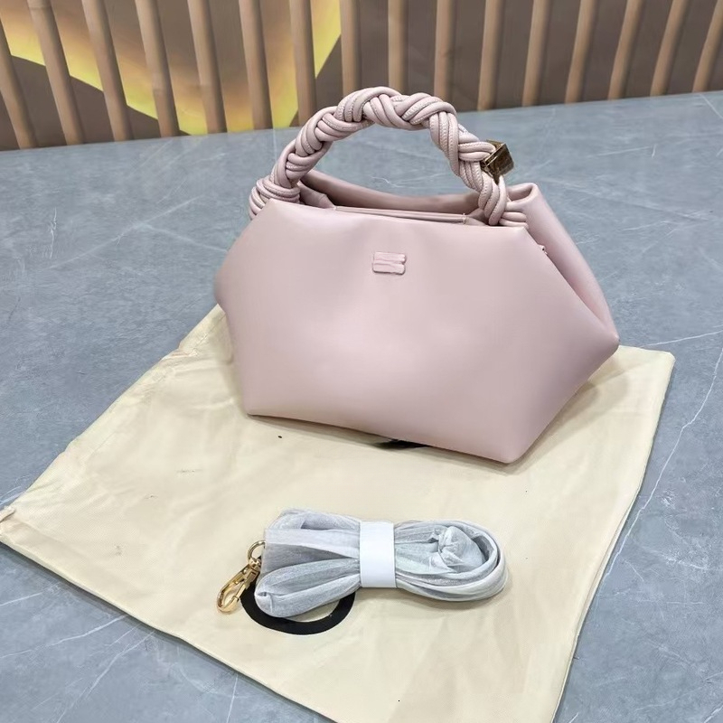 Ganniiibags Designer Tote Bou Bag Women Handbag Hexagonal Hobo Bag Sac De Luxe With Braided Beach Handle Kids Detachable Strap Luxury Travel Bag