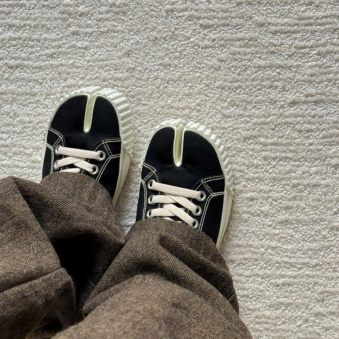 2026 New New Men's Personalized Biscuit Versatile And Trendy Casual Split-Toe Shoes, Classic Commuter Sneakers, Retro Fashion Free Shipping Fre