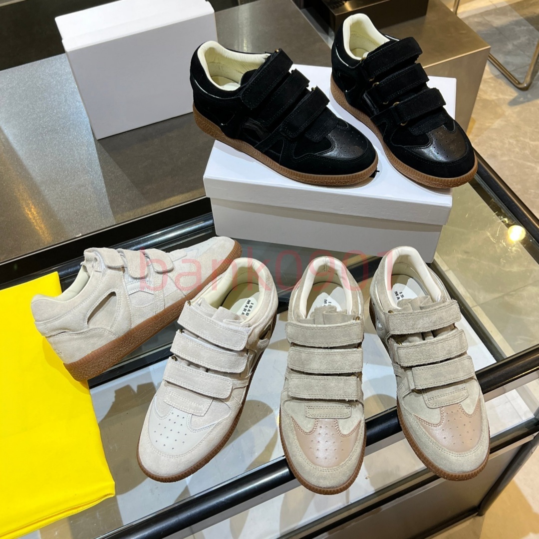 Zapatillas de deporte Bobby con cuña de diseñador para mujer, botas altas de ante con tacón oculto, plataforma de lujo, zapatos deportivos informale
