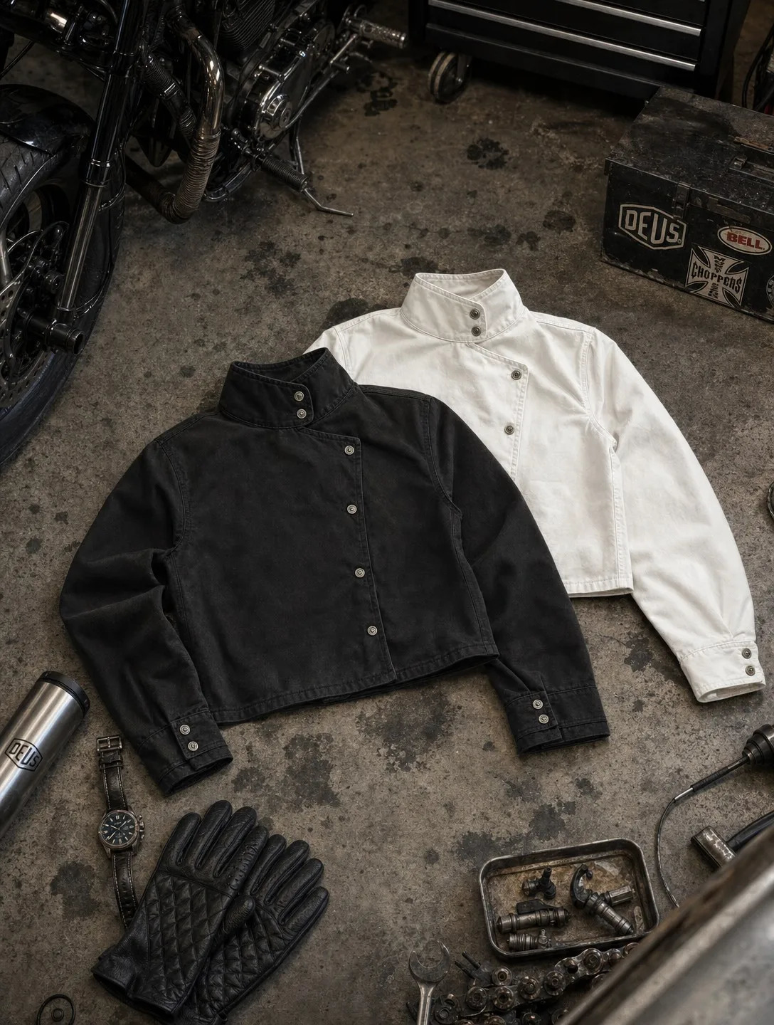 Mens Womens Denim Jacket Asymmetric Heavy Button High Collar Detail Streetwear Casual Fashion Coat Top Cropped Fit Soft Y2K 261014