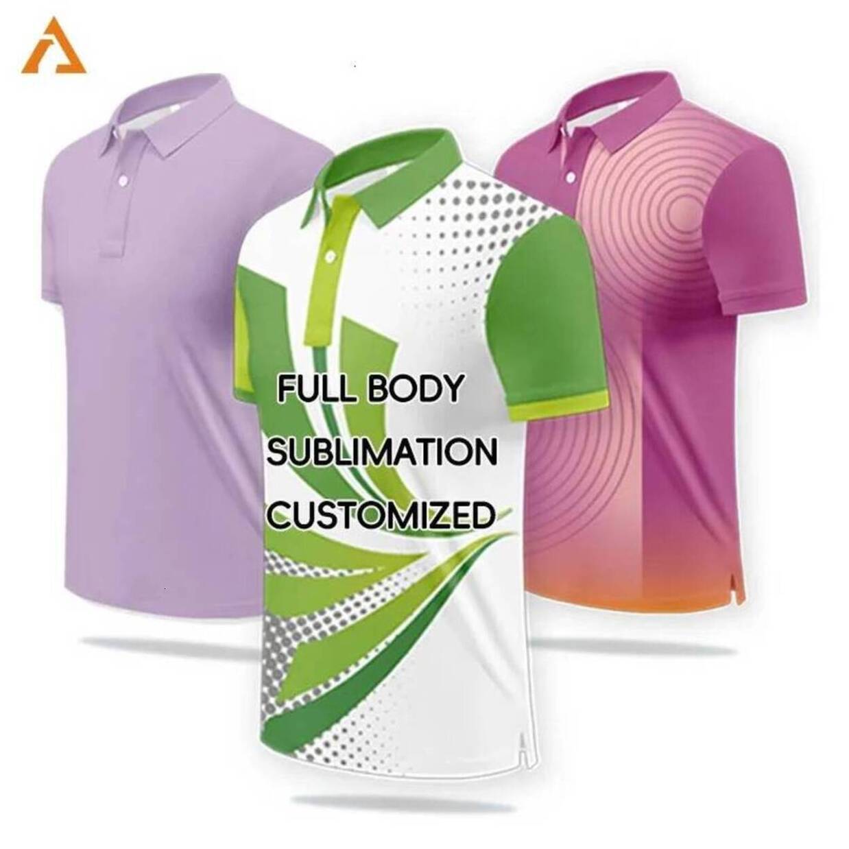 * Professional Performance Golf TShirts Fashion Custom Mens Sublimation Print Golf Adults * Breathable Business * Polo fourway stretch swingunre