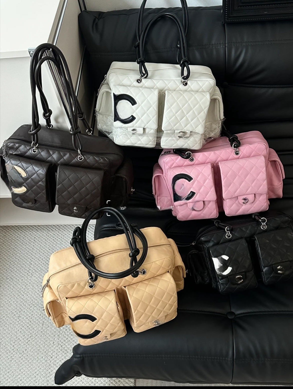 Designer Luxury Bag Women Quilted Multi Pocket Shoulder Bag Large Capacity Crossbody Purse, Ladies Top Handle Satchel Bag For Daily Travel