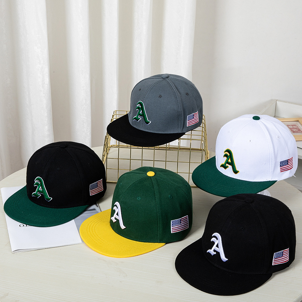 Luxury Cap Brand Designer Hat Color-Block Hip-Hop Flat-Brim Baseball Cap A Letter 3D Embroidery Outdoor Sunshade Sun Protection Youth Men And Women