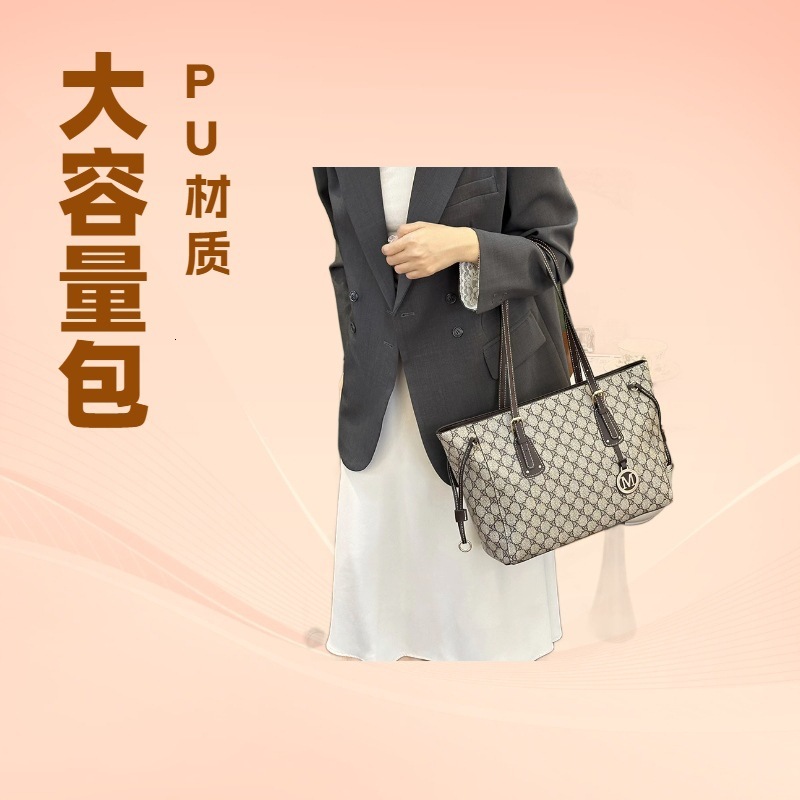 Luxury Brand Designer Bag Genuine Leather Women's 2026 New Fashion Large-Capacity Tote Bag, Versatile Shoulder Bag With A High-End Feel Luxury
