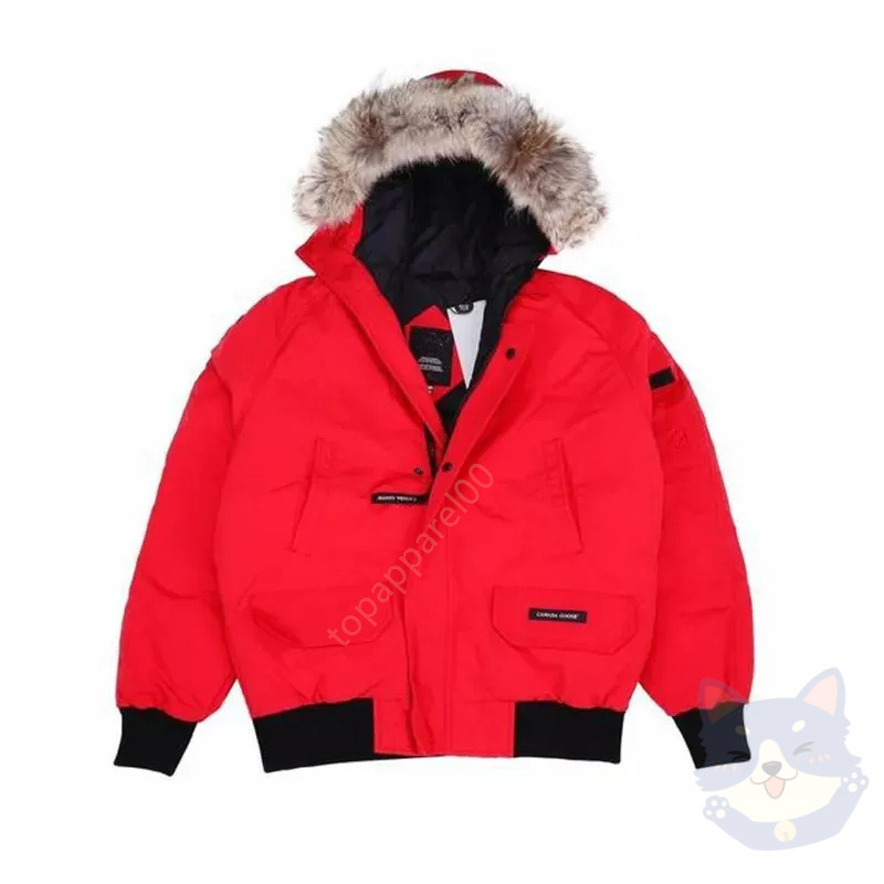 Designer Winter Goosed Down Jackets Mens Home Outdoor Outerwear Jacket Real Coyote Fur Warm Hooded Windproof Thicken Coat Parka Doudoune 0b