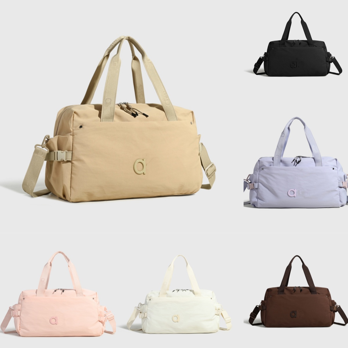 A3086 Lightweight Large-Capacity Hand-Held Crossbody Bag for Fitness Multi-Purpose Light Luggage Crossbody Storage Bag Charm Bags
