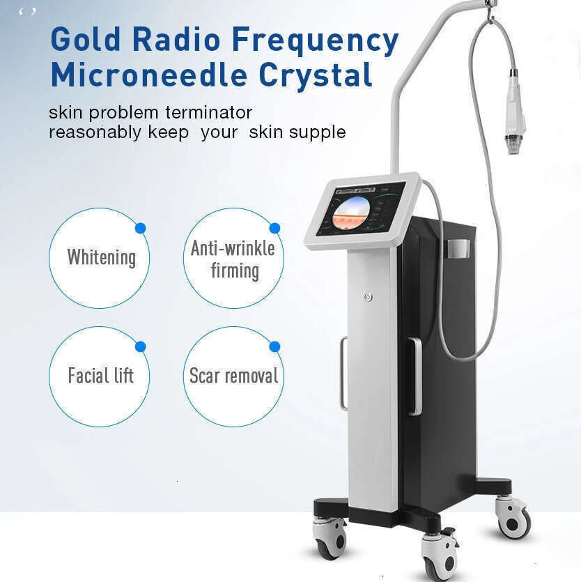 Professional Fractional RF Microneedle Skin Tightening Face Lifting Stretch Marks Elimination Anti-Aging Radio Frequency Repairing RF Machin