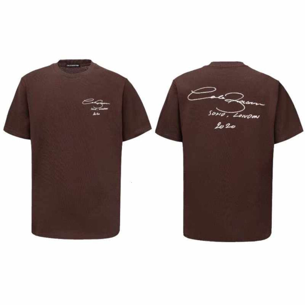 Colelys Designer T Shirts Mens T Shirts Summer Buxton Brands Spring Loose Casual Round Neck T Shirt Men Women High Quality Classic Slogan Print Top