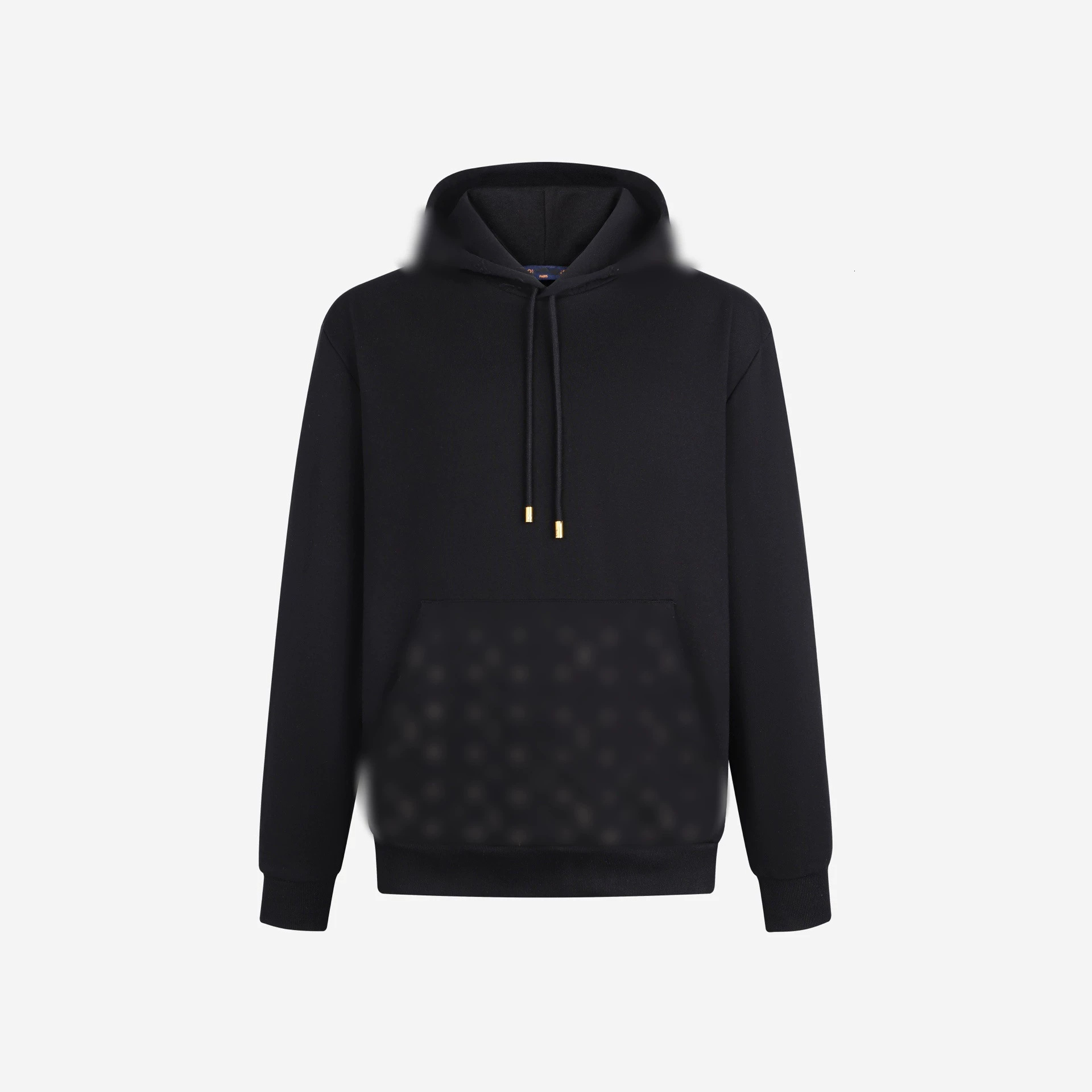 High version, high quality, Lujia brand, reflective embossed logo hoodie, men's style, perfect fit and designer luxury alignment