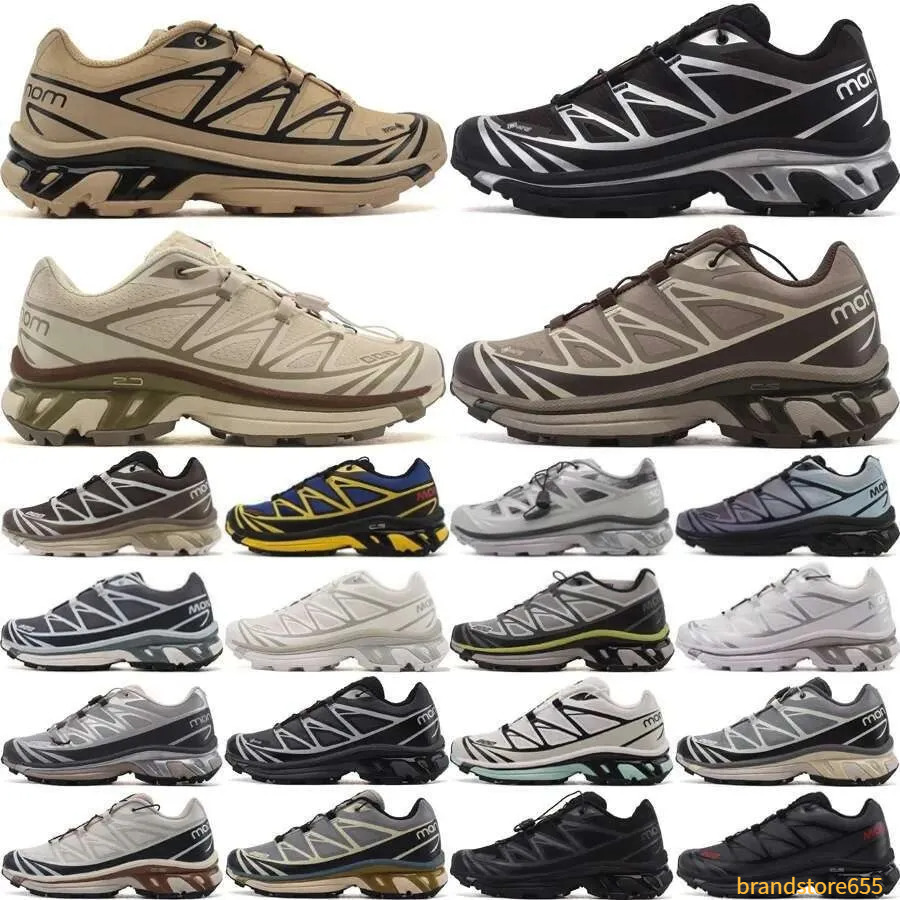 Designer Outdoor Hiking Xt 6 shoes men women XA PRO 3D XT 4 XT Q Quest Gore TexTriple Black Silver Metallic White Lunar Rock monument Wren Walking s