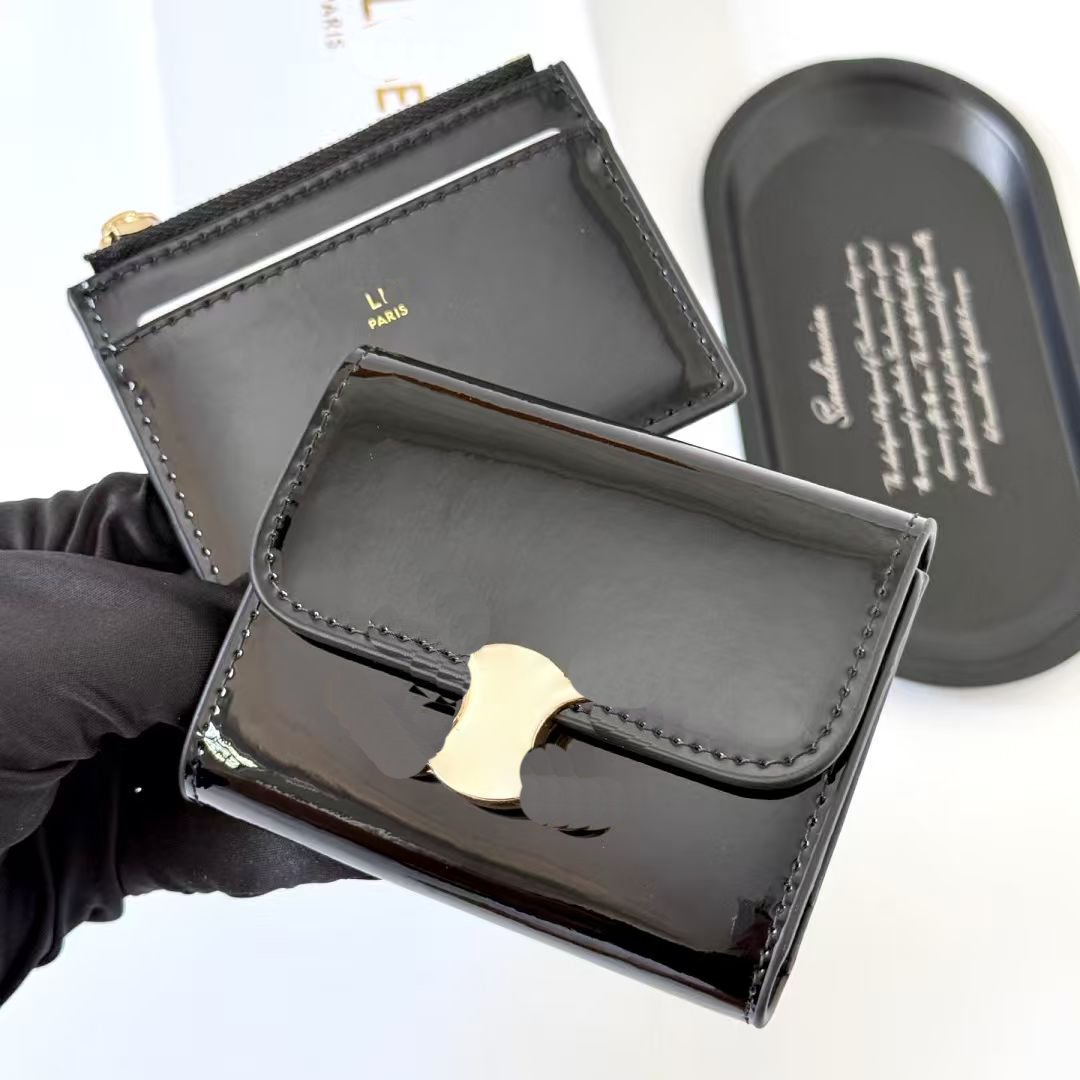 high quality Mini Clutch bag Coin Purse woman Card Holder Genuine Leather Wallet luxury Credit Card Case travel Fashion Key Wallets cardholder Desig