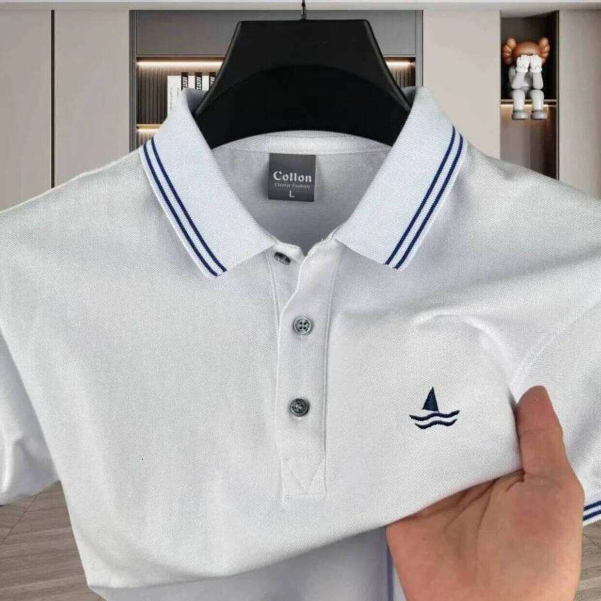 Professional Performance * Golf TShirts 100 Pure Cotton High fourway * stretch swingunrestricted End Mens Short Sleeve Polo * Summer Fashion Str